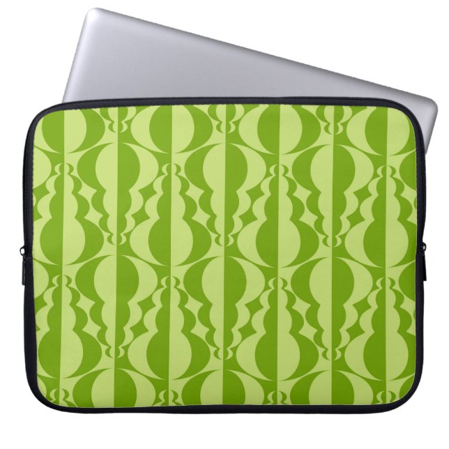 Abstract contrasting patterns. Flat,  simple geome Laptop Sleeve (Front)