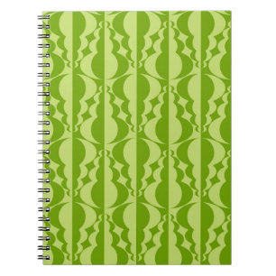 Abstract contrasting patterns. Flat,  simple geome Notebook
