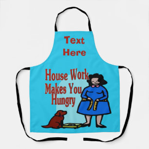 Abstract Cook Design add text, Apron
