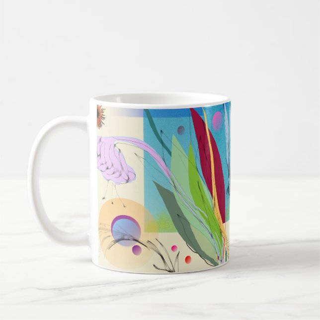 Abstract cool JAZZY Mug (Left)