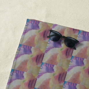 Abstract Coral Reef Beach Towel