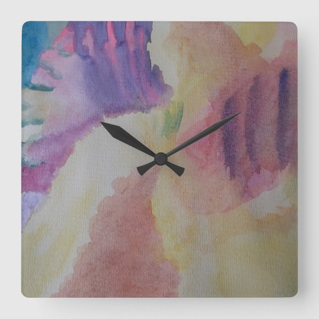 Abstract Coral Reef Clock (Front)