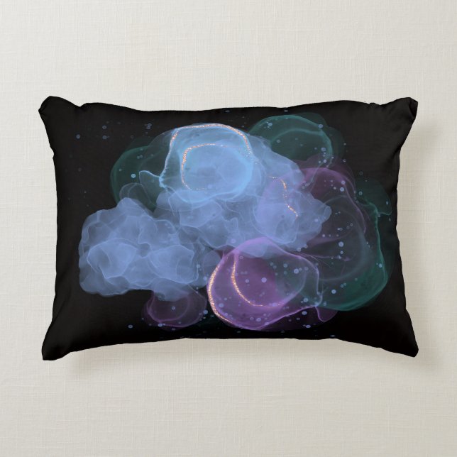 Abstract Cosmic Energy Flow Pillow (Front)