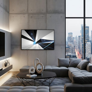 Abstract Cosmic Portal Canvas Print