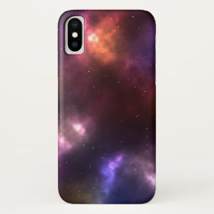 Abstract Cosmic Space Constellations Design iPhone X Case