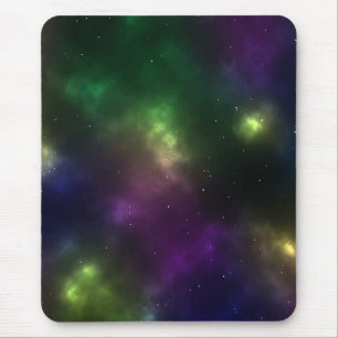 Abstract Cosmic Space Constellations Design Mouse Mat