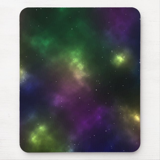 Abstract Cosmic Space Constellations Design Mouse Mat (Front)