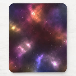 Abstract Cosmic Space Constellations Design Mouse Mat