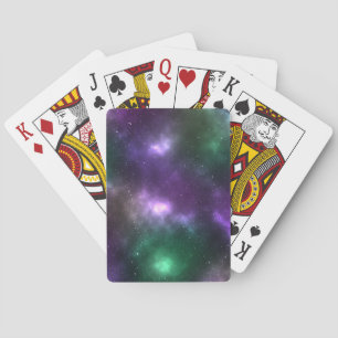 Abstract Cosmic Space Constellations Design Playing Cards