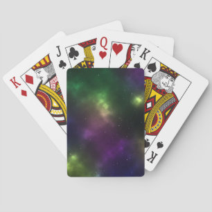 Abstract Cosmic Space Constellations Design Playing Cards