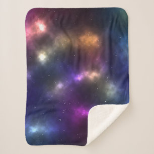 Abstract Cosmic Space Constellations Design Sherpa Blanket
