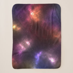 Abstract Cosmic Space Constellations Design Sherpa Blanket