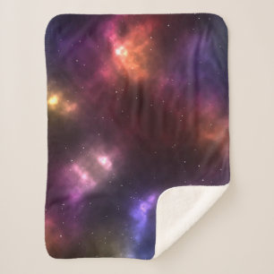 Abstract Cosmic Space Constellations Design Sherpa Blanket
