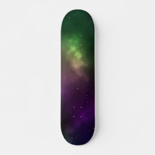 Abstract Cosmic Space Constellations Design Skateboard