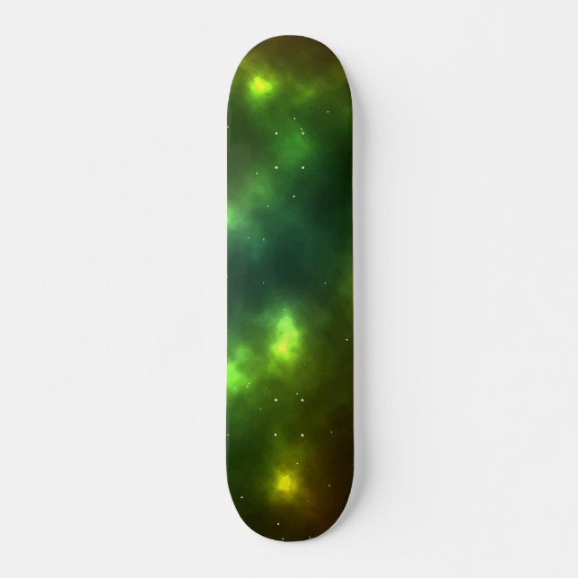 Abstract Cosmic Space Constellations Design Skateboard (Front)