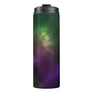 Abstract Cosmic Space Constellations Design Thermal Tumbler