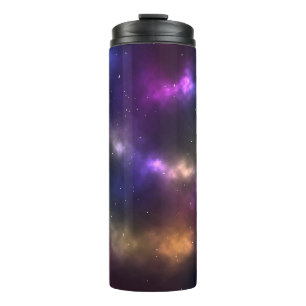 Abstract Cosmic Space Constellations Design Thermal Tumbler