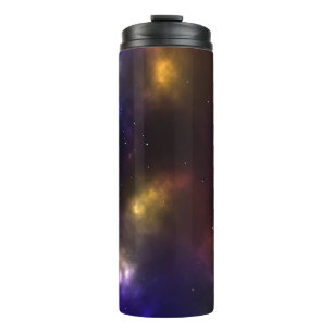 Abstract Cosmic Space Constellations Design Thermal Tumbler