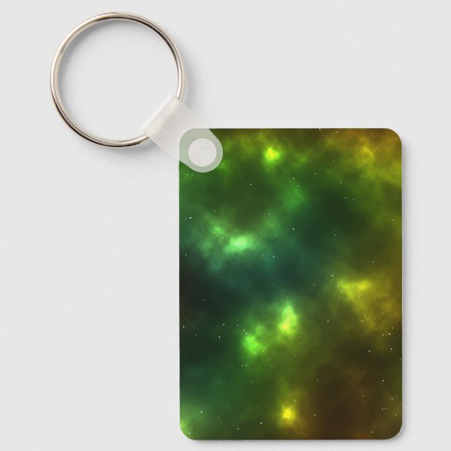 Abstract Cosmic Space Constellations  Key Ring (Front)