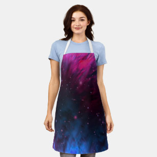 Abstract Cosmic Tapestry Apron