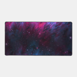 Abstract Cosmic Tapestry Desk Mat