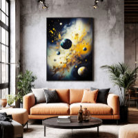 Abstract Cosmos: Planets in Dance