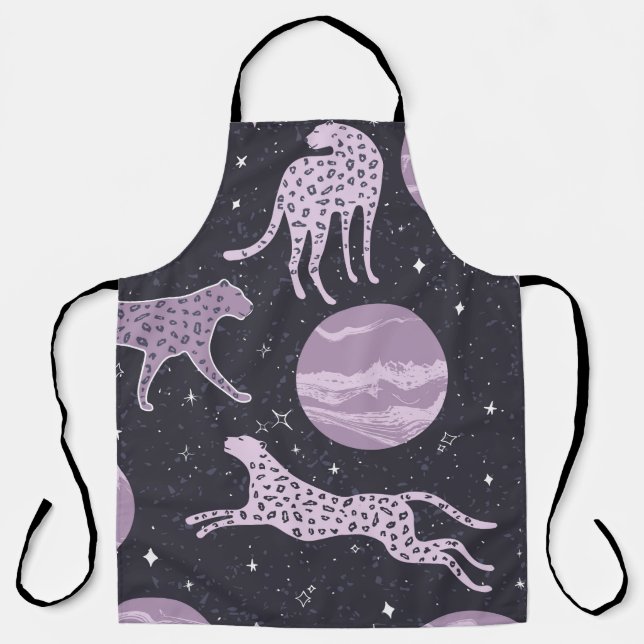 Abstract cosmos seamless pattern,galaxy background apron (Front)
