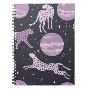 Abstract cosmos seamless pattern,galaxy background notebook