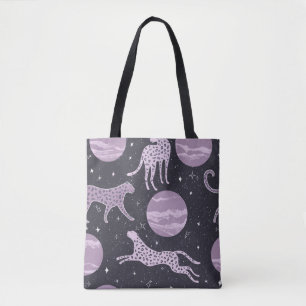 Abstract cosmos seamless pattern,galaxy background tote bag