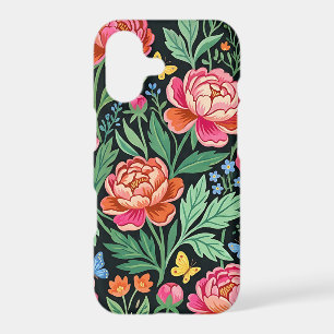 Abstract Cottagecore Garden Peonies iPhone Cases