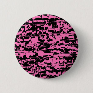 Abstract Crackle 6 Cm Round Badge