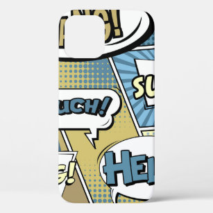 Abstract creative concept comic pop art style blan Case-Mate iPhone case