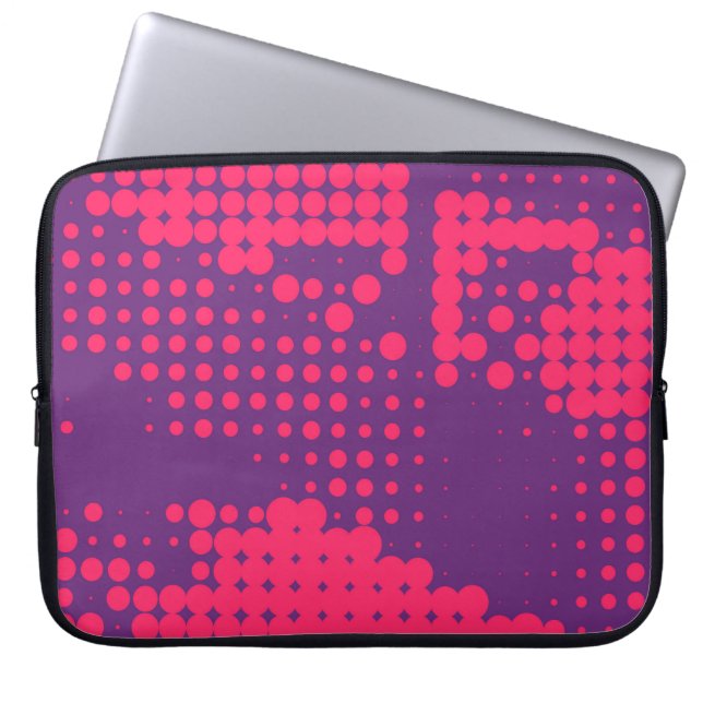 Abstract Creative concept comics pop art style bla Laptop Sleeve (Front)