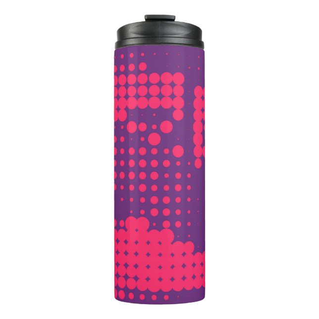 Abstract Creative concept comics pop art style bla Thermal Tumbler (Front)