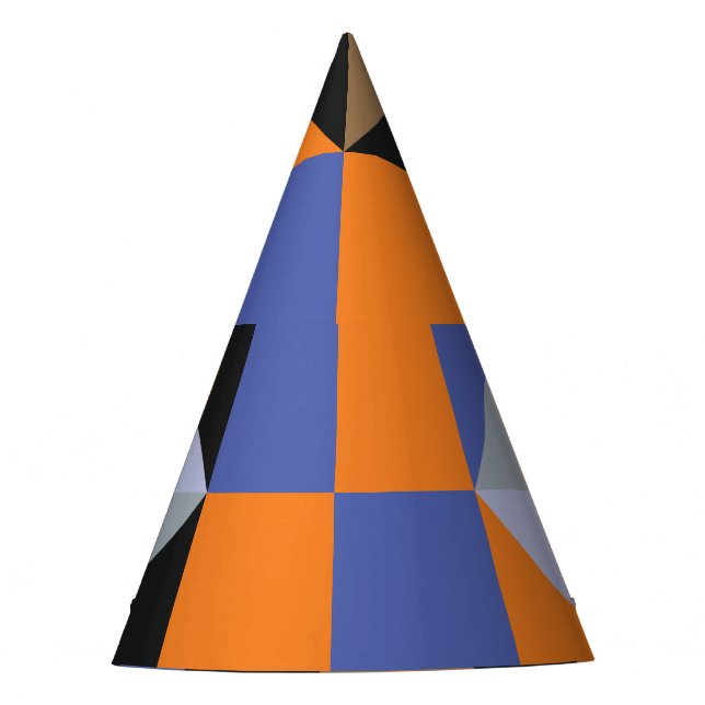 Abstract Creative Design Wallpaper Party Hat (Front)