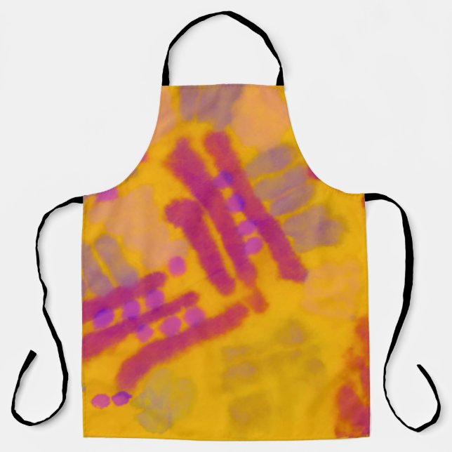 Abstract creative drawing. Autumn Colour backgroun Apron (Front)