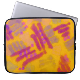 Abstract creative drawing. Autumn Colour backgroun Laptop Sleeve