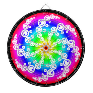 Abstract Crop Circle Dartboard