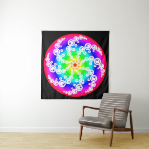 Abstract Crop Circle Tapestry