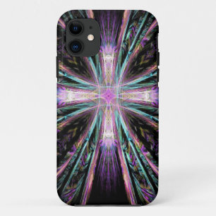 Abstract cross art iPhone cover