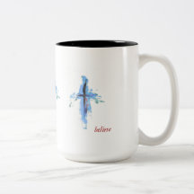 Abstract cross on 15 oz Mug