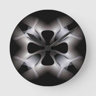 ABSTRACT CROSS ROUND CLOCK