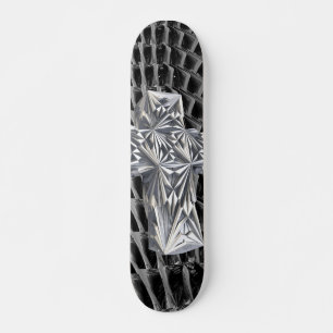 abstract cross skateboard
