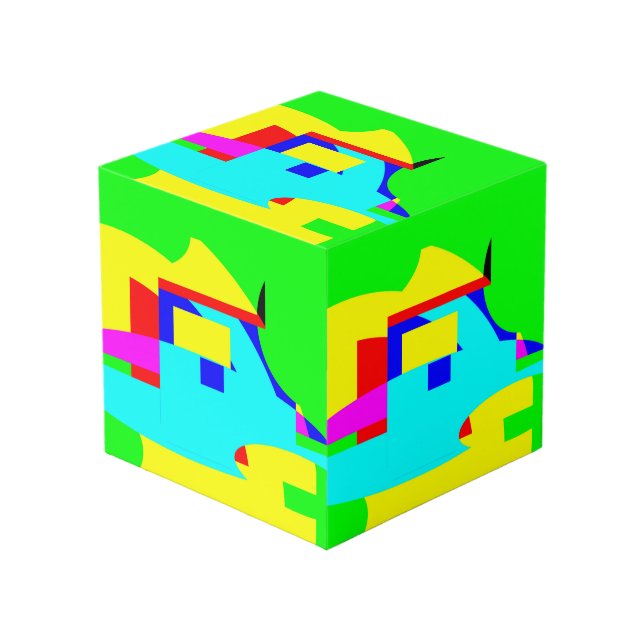 Abstract Cube (Front Angled)