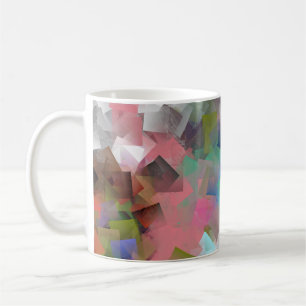 Abstract Cubes Coffee Mug