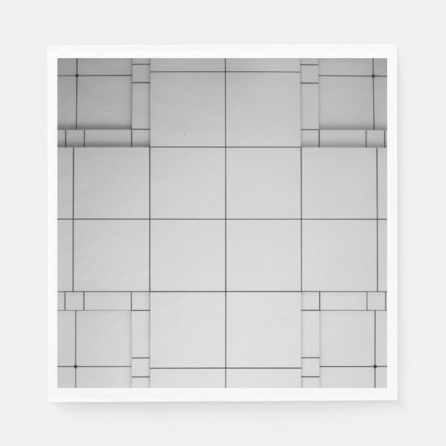 Abstract Cubes Napkin (Front)
