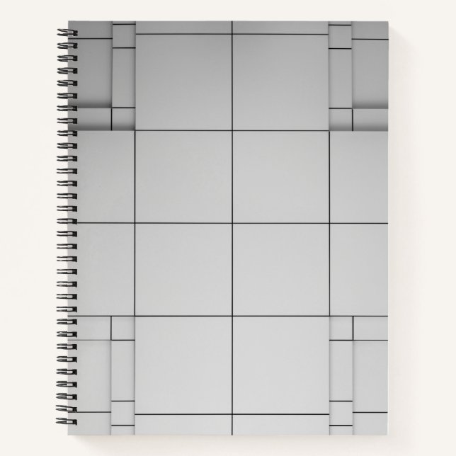 Abstract Cubes Notebook (Front)