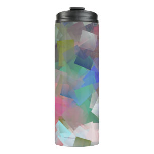 Abstract Cubes Thermal Tumbler