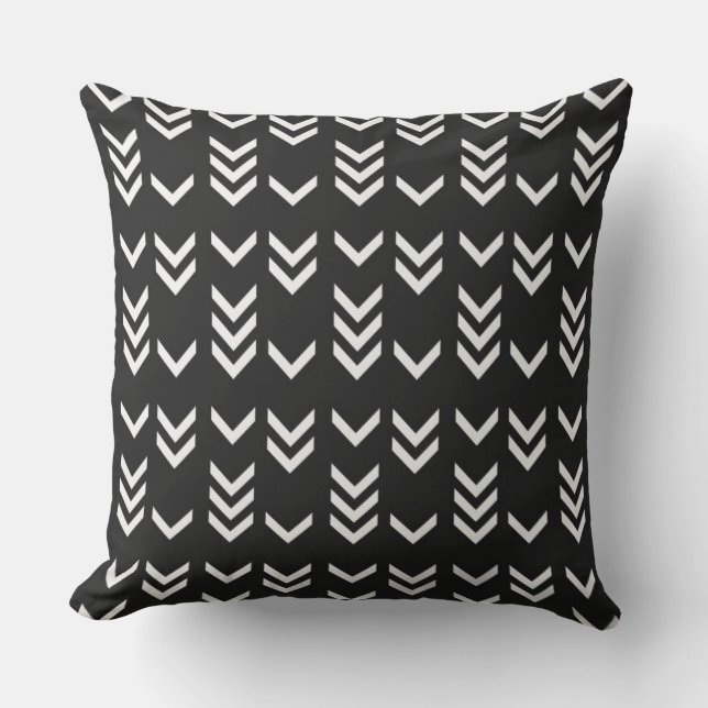 Abstract Cubism Arrow Art Modern Outdoor Decor Cushion (Front)
