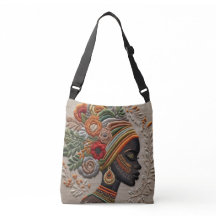 Abstract Cubism Crossbody Bag 